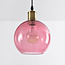-light pendant lamp Liya - red glass variant 3