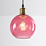 1-light pendant lamp Liya - red glass variant 4