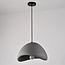 Wabi-Sabi pendant lamp Cemento grey stone effect - 38 x 30 cm