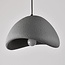 Wabi-Sabi pendant lamp Cemento grey stone effect - 38 x 30 cm