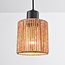 Braided rope pendant lamp, 3-light - Carrizo