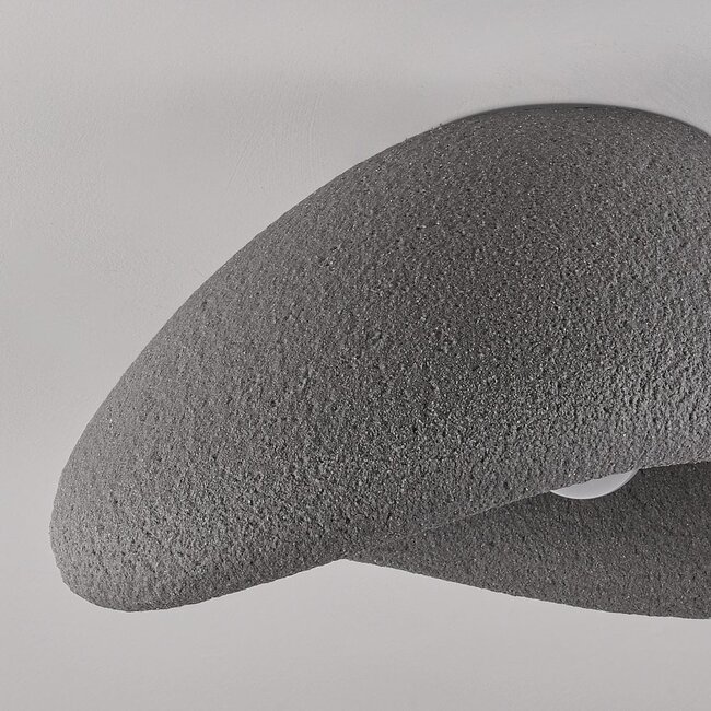 Wabi-Sabi ceiling light Concrete Aura 38 x 30 cm Stone effect - grey