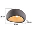 Wabi Sabi ceiling light Stone Craft with stone effect 48 x 38 cm - grey