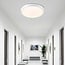 Ceiling light white Ø35.2 cm with emergency unit, CCT switch 3000K/4000K/6000K