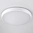 White flush ceiling lights Ø35.2 cm with emergency unit - CCT switch 3000K/4000K/6000K