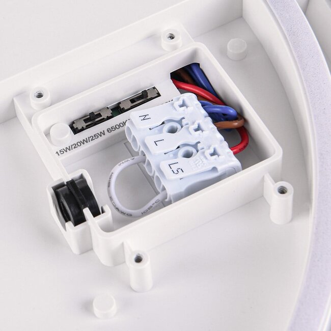 White flush ceiling lights Ø35.2 cm with adjustable colour temperature