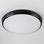 Black Ø35.2 cm flush ceiling lights with adjustable colour temperature