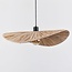 Hanging lamp with raffia paper Ø58 cm - Bahan