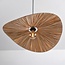Hanging lamp with raffia paper Ø58 cm - Bahan