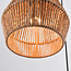Bohemian pendant lamp with braided rope, 3-light - Tiga