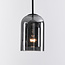 Pendant light Topel bell jar shape - smoked glass