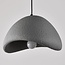 Wabi-Sabi pendant light Cemento grey stone effect - 60 x 47 cm
