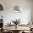 Wabi Sabi pendant light Urban Stone with white stone pattern - 48 x 38 cm