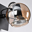 Rotatable recessed wall spotlight with Amber glass - Jace