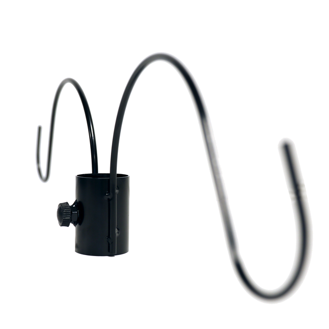 Metal ring with hanging hooks for posts