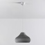 White cardboard pendant lamp - Lena