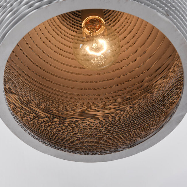 Cato cardboard pendant lamp - White