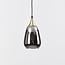 1-phase rail pendant light Noi gold with smoked glass and mirror effect - drop