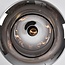 Sofito 1-light pendant light - black and gold with smoked glass