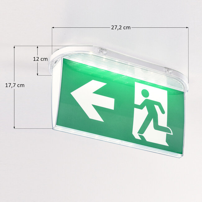 Recessed emergency lighting