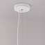 Wabi-Sabi Zenji pendant lamp 60 x 42 cm with stone effect - White
