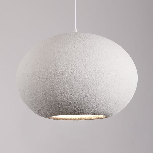 pendant light Sora - white stone effect