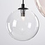 Contemporary pendant lamp with various coloured glass spheres - Lumora