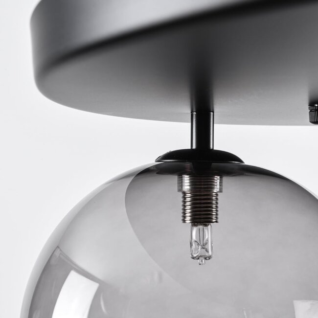 Ceiling light Lumose 5-light with various glass spheres