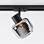1-phase track spotlight Juna, smoked glass