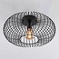 1-light ceiling light Metal - black metal