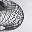 1-light ceiling light Metal - black metal