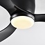 Summer/winter ceiling fan Circo Black with adjustable Colour temperature