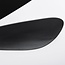 Ceiling fan Swift in black - adjustable colour temperature