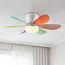 Colourful Swift ceiling fan with light and remote control
