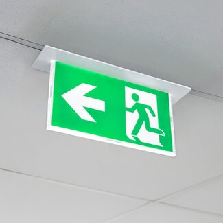 Recessed emergency lighting