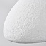 3-light Wabi-Sabi pendant lamp, White stone effect - Sora