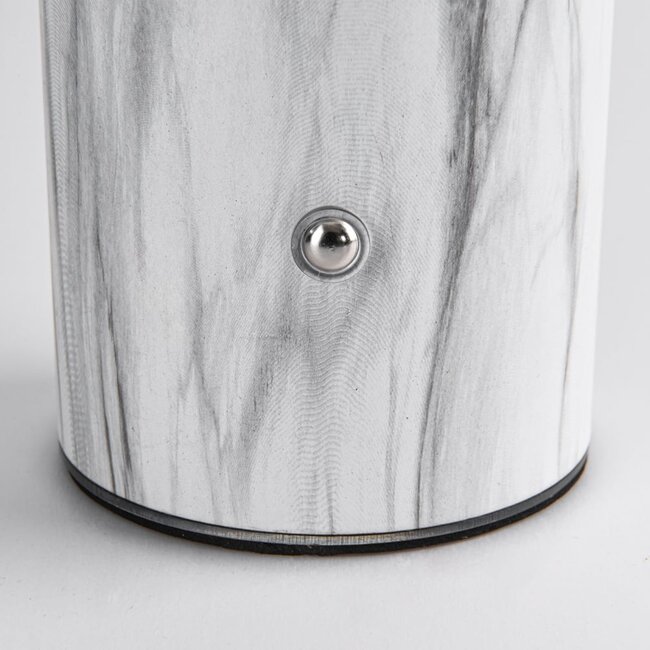 Rechargeable mushroom table lamp Vesta with touch dimmer and integrated LED