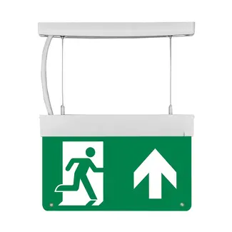 LX002 emergency lighting surface-mounted - ceiling mounting with pendant