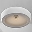 Modern white pendant lamp in Wabi-Sabi style, 3-light - Kaze