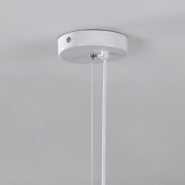 pendant light Urban Stone - white stone effect