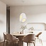 Modern Wabi-Sabi Mori pendant lamp with White stone effect - 42 x 58 cm