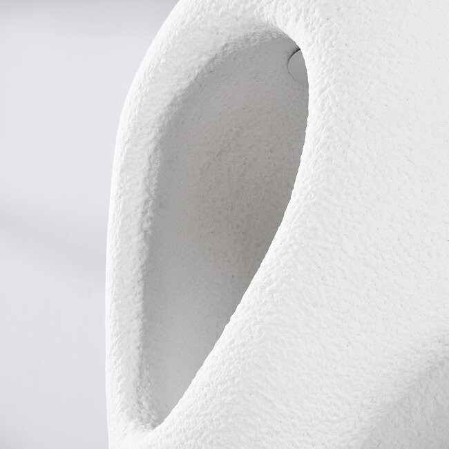 Modern Wabi-Sabi Mori pendant lamp with White stone effect - 42 x 58 cm