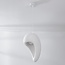 pendant light Hana - white stone effect