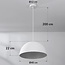 pendant light Sabi - white stone effect