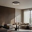 3-step dimmable ceiling lamp, Black with grey stone effect, Ø40, 18W
