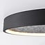3-step dimmable ceiling lamp, Black with grey stone effect, Ø40, 18W