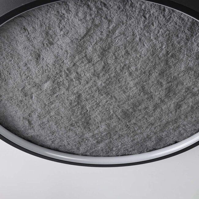 3-step dimmable ceiling lamp, Black with grey stone effect, Ø40, 18W