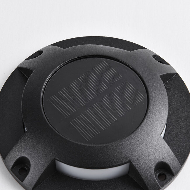 Solar surface-mounted outdoor spotlight Solarion 3000K (warm white) - black