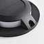 Solar surface-mounted outdoor spotlight Solarion 3000K (warm white) - black
