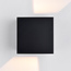 Dimmable wall lamp Daisy - black - dim-to-warm